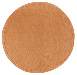 Tapis rond (sisal) - Agave (orange)