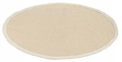 Tapis rond (sisal) - Agave (beige/gris)