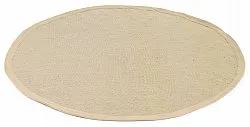 Tapis rond (sisal) - Agave (taupe)
