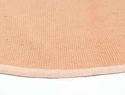 Tapis rond (sisal) - Agave (damas)