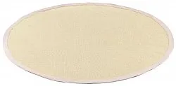 Tapis rond (sisal) - Agave (argent/gris)