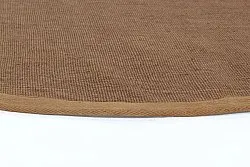 Tapis rond (sisal) - Agave (marron)