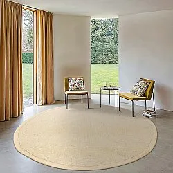 Tapis rond (sisal) - Agave (taupe)