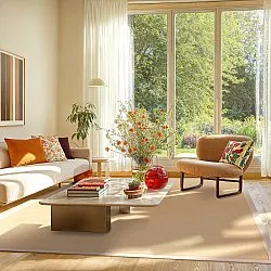 Tapis en sisal - Agave (abricot)