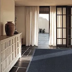 Tapis en sisal - Agave (gris foncé)