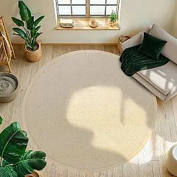 Tapis rond (sisal) - Agave (taupe)
