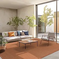 Tapis en sisal - Agave (marron-orangé)