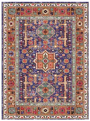 Tapis Wilton - Patnos (bleu/multicolore)