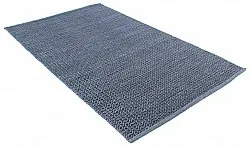 Tapis en laine - Snowshill (bleu/noir)