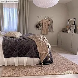Tapis moelleux - Soft Shine (beige)