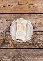 Serviettes de table en tissu - lot de 4 Soft (jaune)