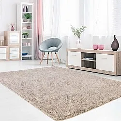 Tapis moelleux - Soft Shine (beige)