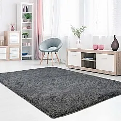 Tapis moelleux - Soft Shine (gris foncé)