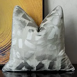 Housse de coussin - Square Luxury 45 x 45 cm (argenté)