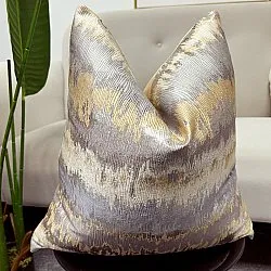 Housse de coussin - Square Luxury 45 x 45 cm (doré/multicolore)
