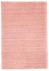 Tapis en soie de bambou - Faliraki (rose clair)