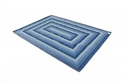 Tapis en patchwork - Chania (bleu)