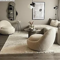 Tapis Wilton - Art Silk (gris clair/beige)