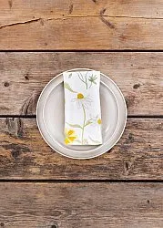 Serviettes de table en tissu - lot de 4 Sweetie (jaune)