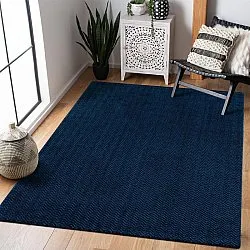 Tapis à poils longs - Pandora (bleu)