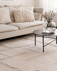 Tapis moelleux - Tillie (blanc cassé)