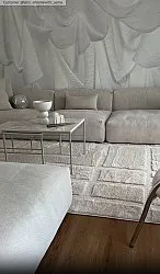 Tapis moelleux - Tillie (blanc cassé)