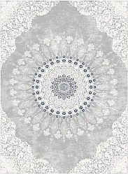 Tapis Wilton - Sandrigo (gris/blanc)