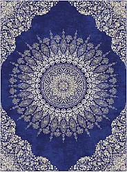 Tapis Wilton - Sandrigo (bleu/beige)