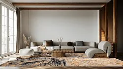 Tapis Wilton - Tizzano (doré/multicolore)
