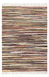 Tapis chiffons - Happy (jaune/multicolore)