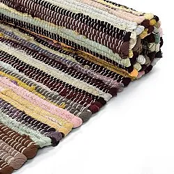 Tapis chiffons - Happy (jaune/multicolore)