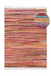 Tapis chiffons - Happy (rose/multicolore)