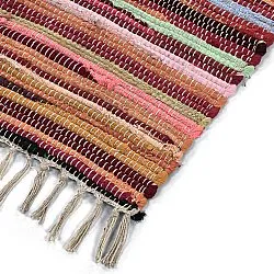 Tapis chiffons - Happy (rose/multicolore)