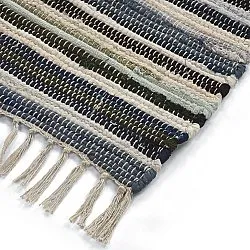 Tapis chiffons - Home (bleu/multicolore)