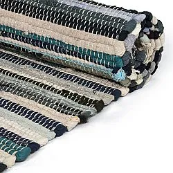 Tapis chiffons - Home (bleu/multicolore)