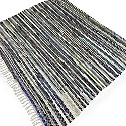 Tapis chiffons - Home (bleu/multicolore)