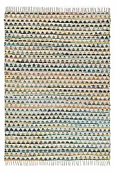 Tapis chiffons - Lindby (jaune/multicolore)