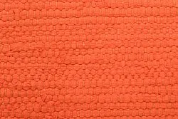 Tapis en chiffons - Silje (orange)