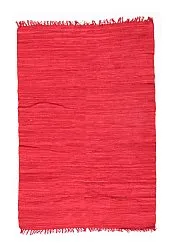 Tapis en patchwork - Silje (rouge)