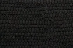 Tapis patchwork - Silje (noir)