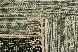 Tapis en patchwork - Visby (vert)