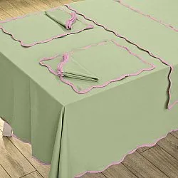 Serviettes en tissu - lot de 4 Yrsa (vert)