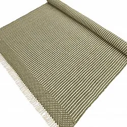 Tapis en laine - Arbil (vert/blanc)
