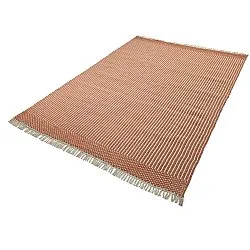 Tapis en laine - Arbil (terracotta/blanc)