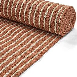 Tapis en laine - Arbil (terracotta/blanc)