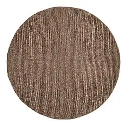 Tapis rond - Avafors Wool Bubble (marron/beige)