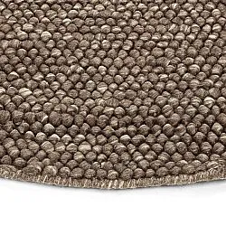 Tapis rond - Avafors Wool Bubble (marron/beige)
