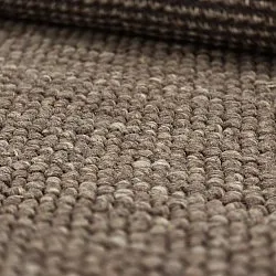Tapis rond - Avafors Wool Bubble (marron/beige)