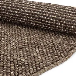 Tapis rond - Avafors Wool Bubble (marron/beige)
