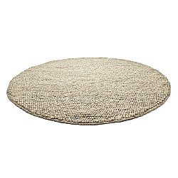 Tapis rond - Avafors Wool Bubble (gris/beige)